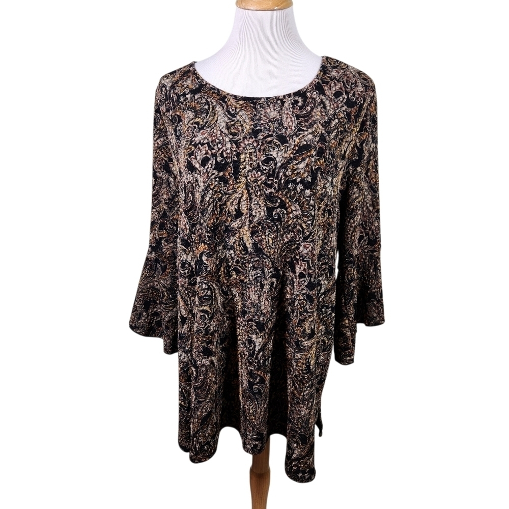 Catherines Top Sz 0X Stretchy